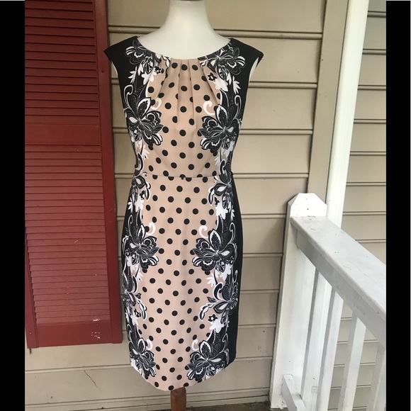 London Times Dresses & Skirts - London Times Floral & Dotted Dress 4